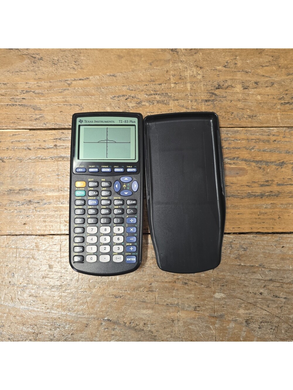Texas Instruments TI-83 Plus Graphing Calculator Black with Slide Cover P-0412L